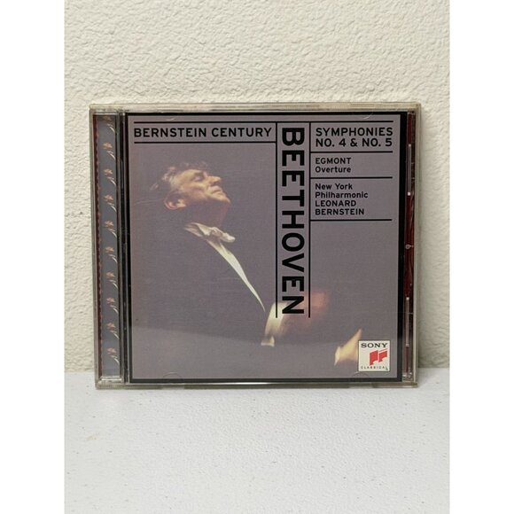 Bernstein Century: Beethoven: Symphonies Nos. 4 & 5 and "Egmont" Overture CD - Picture 1 of 3